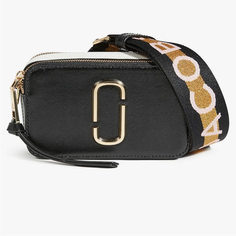 Marc Jacobs Snapshot Black with Pink and Gold